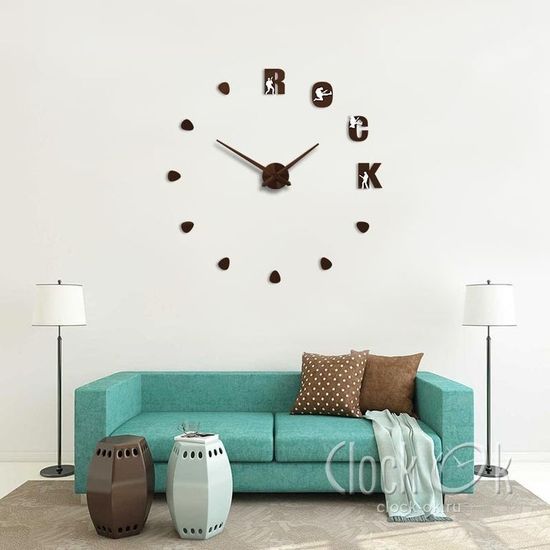 Настенные 3D часы Rock