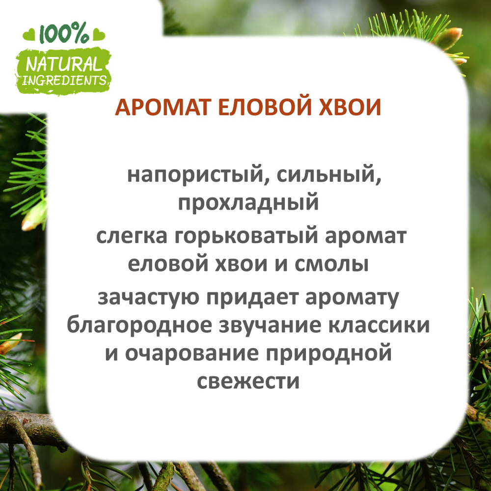 Еловая хвоя, отдушка для свечей и мыла