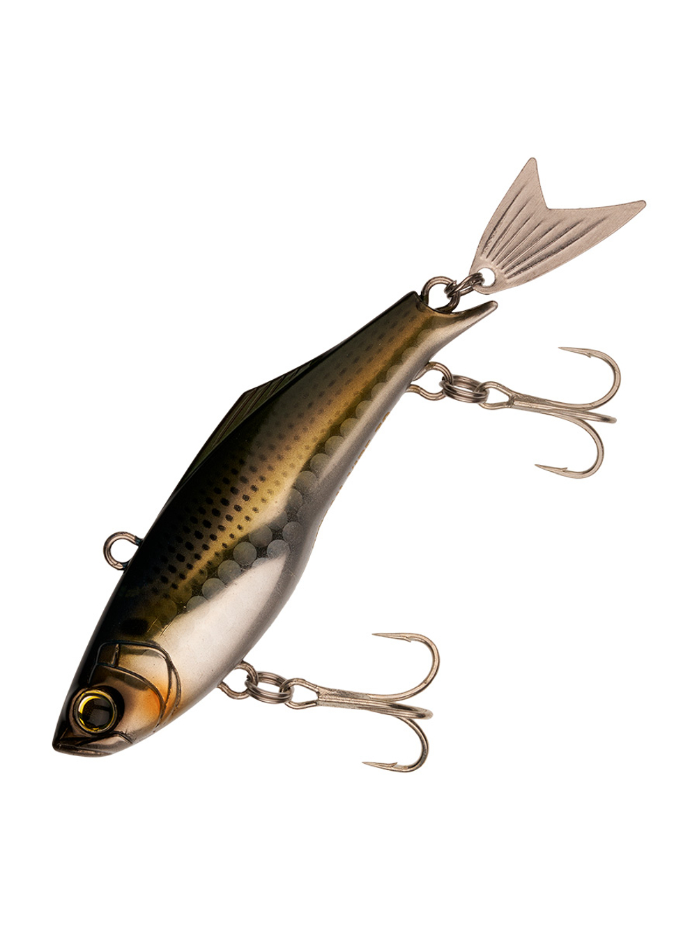 Воблер для рыбалки Duel Hardcore Fintail Vibe 55F1185-HGR, 55 мм, 10,5 г, тонущий, виб