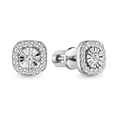 942827А Серьги из Золота с бриллиантами