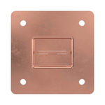 Металлический держатель для плоской кровли, 100 мм, медь