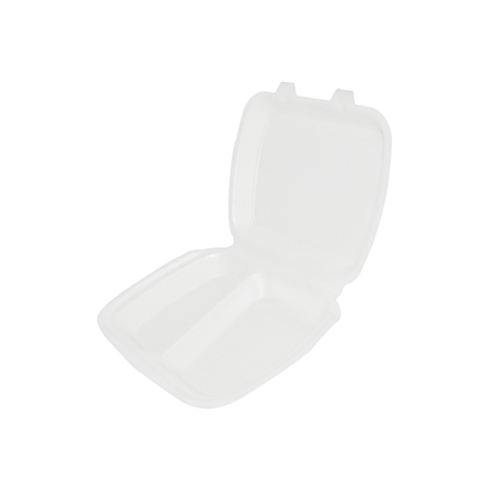 Ланч-бокс ВП 2-секц 247х207х45 белый/200