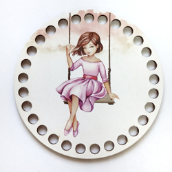 Донышко Принт Детское 12см Девочки в ассортименте