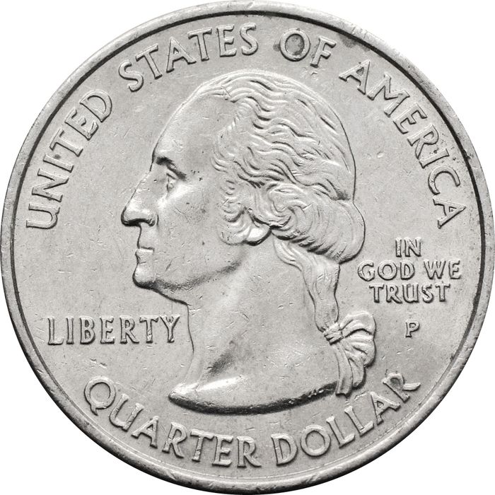 25 центов (1/4 доллара, квотер) 2004 США «Штат Висконсин» (P) XF