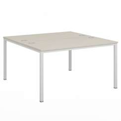 Стол-тандем 1400х1432х750 для 2 рабочих мест на металлокаркасе Lite VL-41