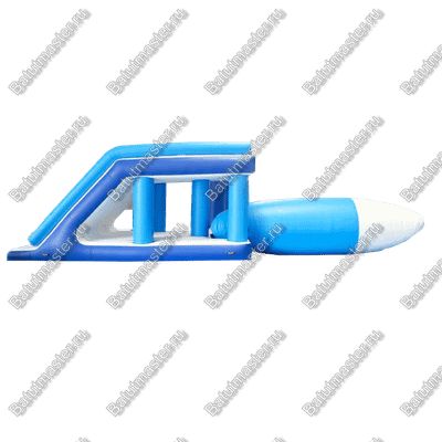 Катапульта Блоб с вышкой «Синий полёт» 4×3×3 м, блоб 6×2 м