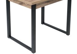 Стол Форли 90(150)х67х77 дуб велингтон / черный матовый