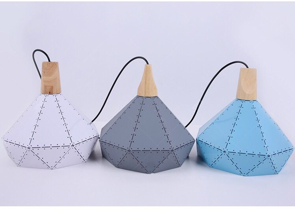 Pendant design lamp Fracture  D30 (Black)