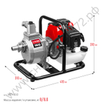 ЗУБР 150 л/мин, мотопомпа бензиновая (МП-150)