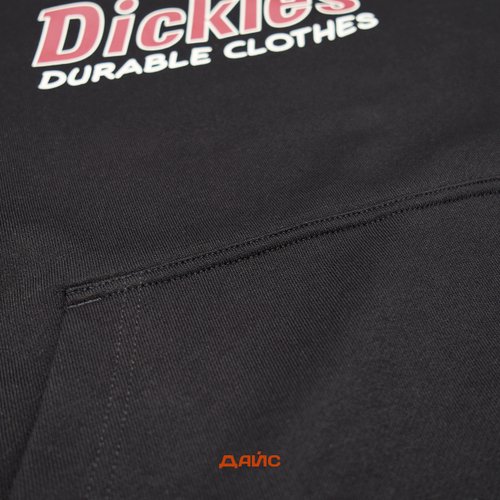 Толстовка мужская Dickies Williston Hoodie артикул:DK0A87NOBLK1 - купить в магазине Дайс