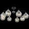 Люстра потолочная ILLUMICO E14 IL0447-8CSQ-79 BK