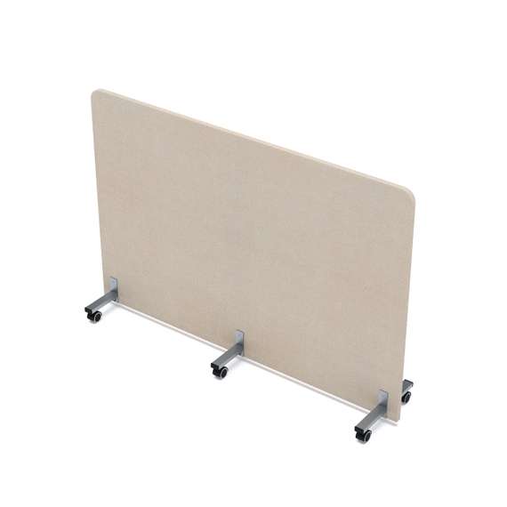 011.МП.1611 Акустическая мобильная перегородка на колесных опорах (1600*377*1100)