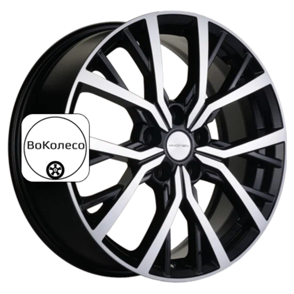 7x18/5x114,3 ET37 D66,5 KHW1806 (Dargo/Jolion) Black-FP Khomen Wheels