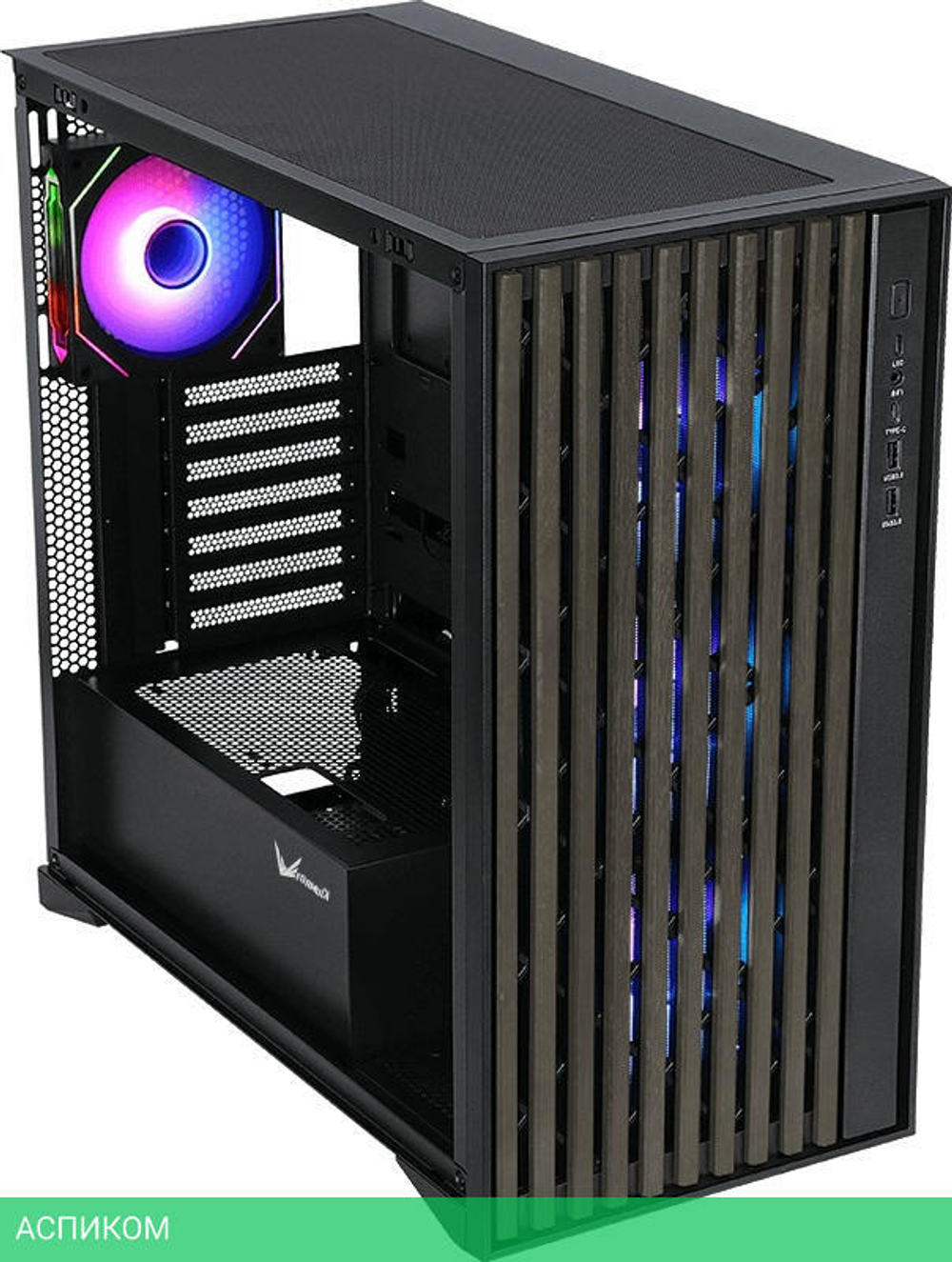 Корпус Formula TimberLine T0 черный без БП