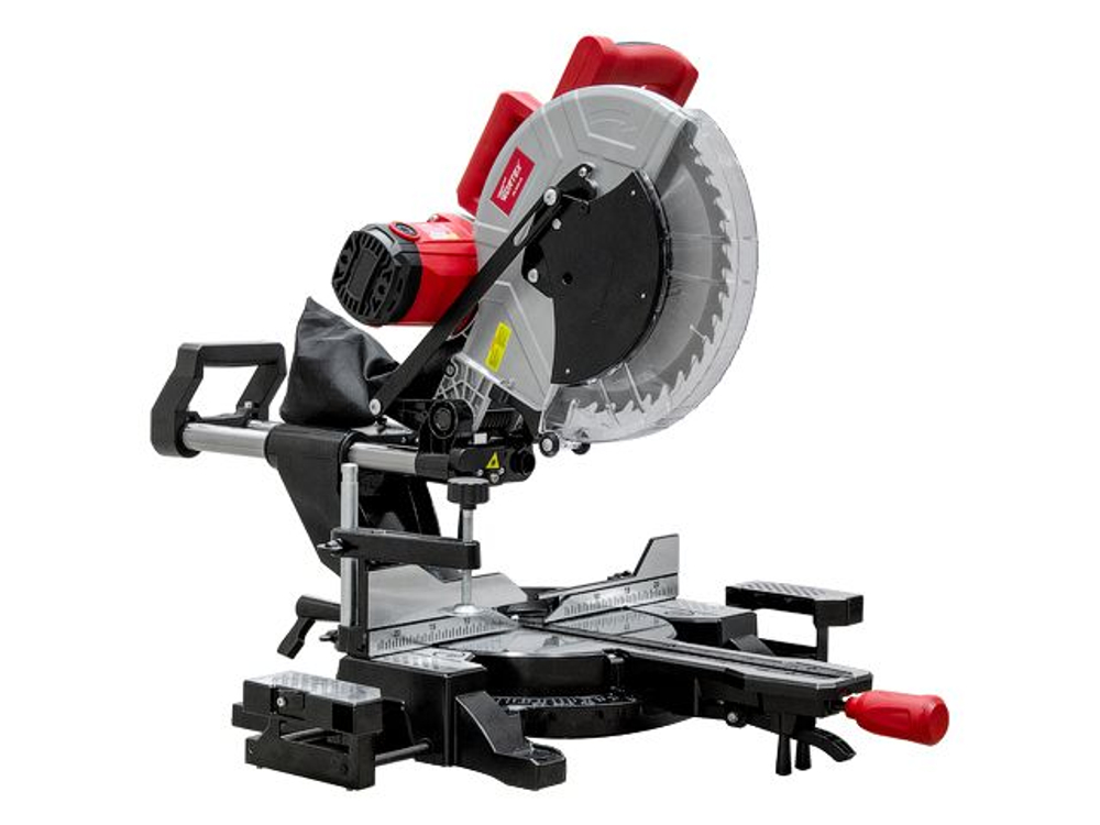 Торцовочная пила WORTEX MS 3020 LB в кор. 1800 Вт, 305 мм, глуб. до 105 мм, шир. до 330 мм, лазер