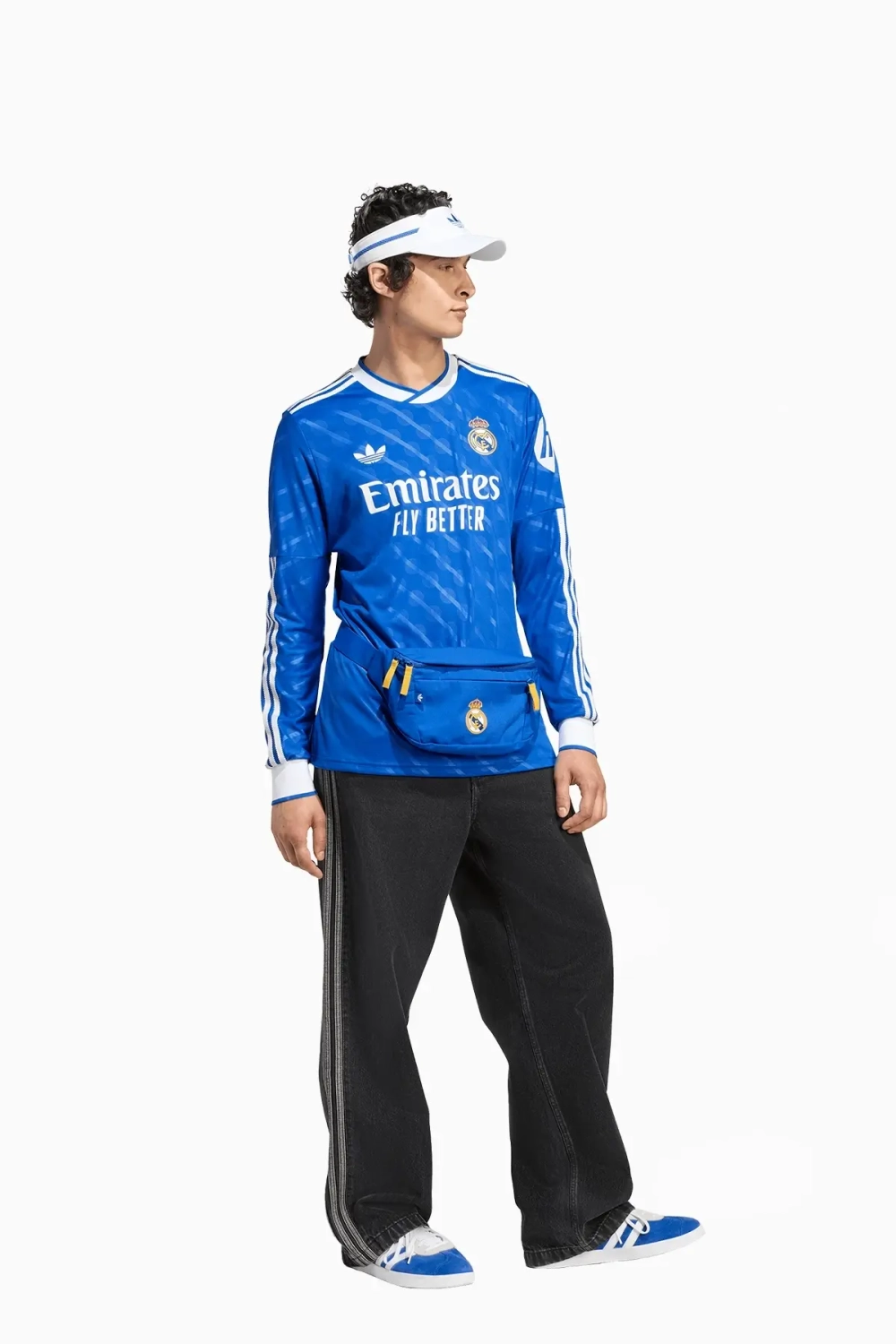 Футболка с длинными рукавами adidas Real Madrid 25/26 3rd - синий