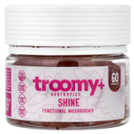 Troomy Nootropics, Shine, Functional Mushrooms Gummies, White Peach Pomegranate, 60 Gummies, 9.52 oz (270 g)