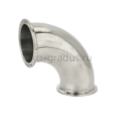 Отвод 90 градусов, кламп 3 дюйма