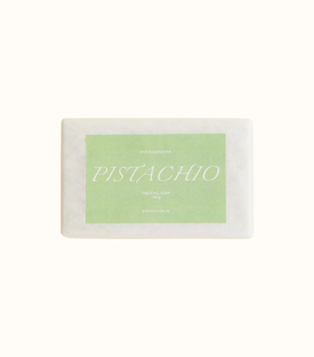 Мыло-плитка – Фисташка, 100г | Patissoncha