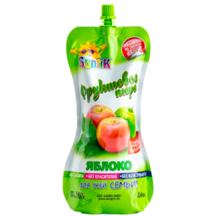 Фруктовое пюре Suntik Яблоко 500 гр