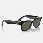 Умные очки Ray-Ban Wayfarer (Gen 2), линзы G-15 Green, оправа Shiny Black, размер 50(M)