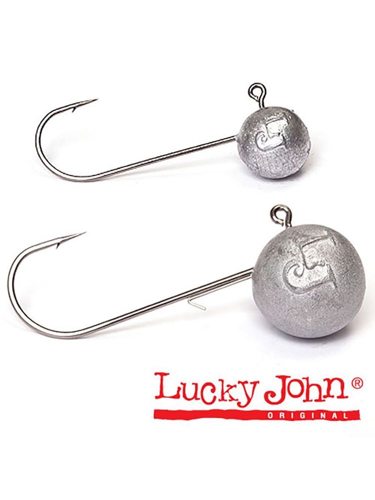 Джиг-головка Lucky John MJ ROUND HEAD 2.5г крючок №8 (25шт.в упк.)