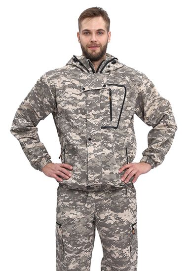 Костюм "Турист Москит" брюки (кмф "Цифра св.серый")