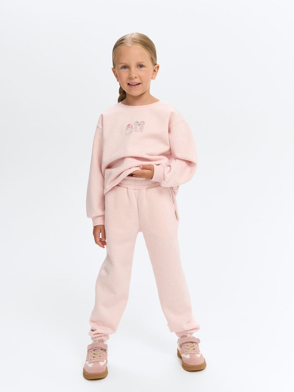 Джоггеры "Персик" утепленные