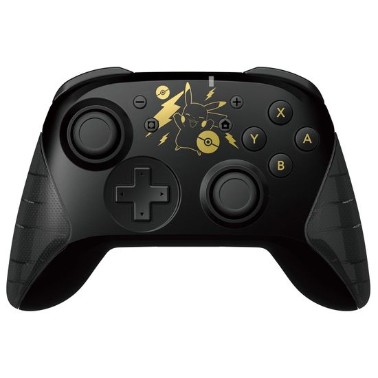 Nintendo Switch Геймпад Hori Wireless Horipad (Pikachu Black & Gold) для консоли Switch (NSW-293U)