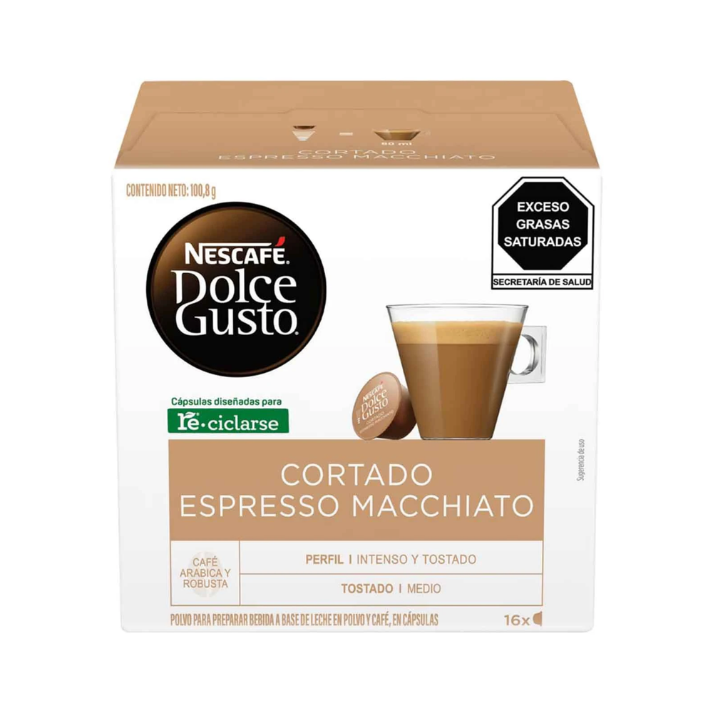 Кофе в капсулах Dolce Gustо Кортадо, 16 шт