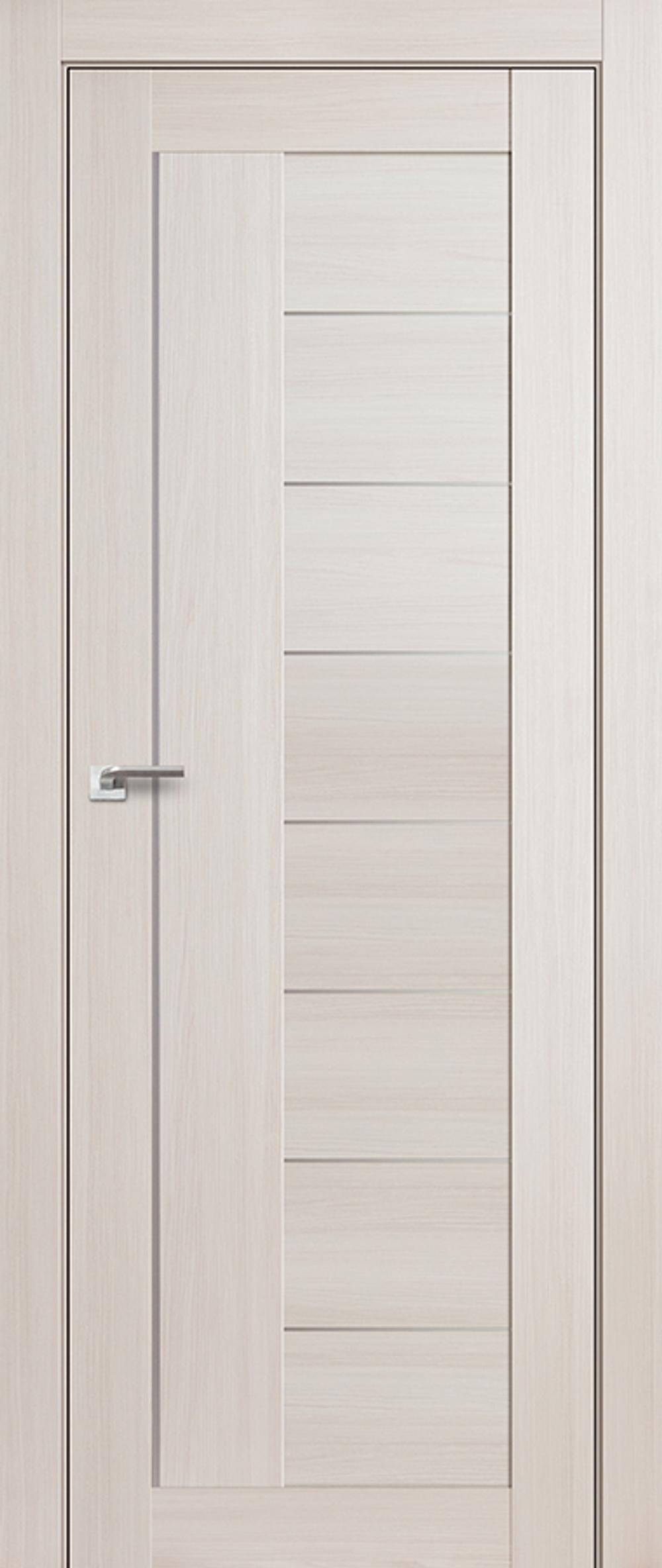 [ТОВАРА НЕТ В НАЛИЧИИ] Дверь межкомнатная Профиль Дорс №17X-Модерн, цвет эш вайт мелинга, экошпон, стекло матовое