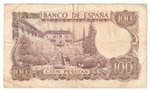 Spain, 100 Pesetas, 1970, VF
