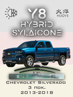 Щетки стеклоочистителя HUOYE Y8 600/500 мм на Chevrolet Silverado | Push button