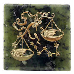 Пластина на магните "Знак зодиака" змеевик