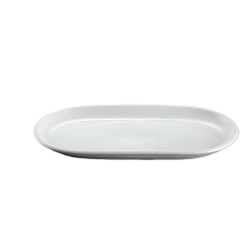Блюдо овальное 22,5*12,3 см h2,1 см для подачи белое фарфор NEW P.L. Proff Cuisine [10]