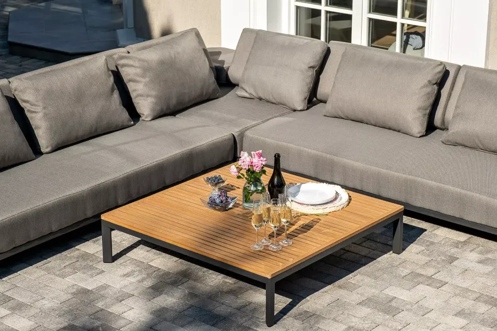 "Амальфи" трансформирующаяся лаунж-зона из алюминия, цвет графит