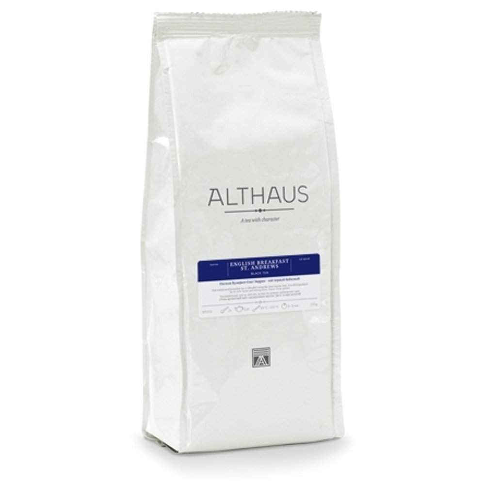 Чай черный листовой Althaus English Breakfast St. Andrews/ Инглиш Брэкфаст Сент Эндрюс 250гр