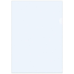 Папка-уголок А4 100мкм прозрачная бесцветная (спейс)