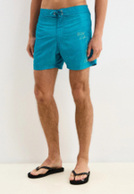 Мужские пляжные шорты бирюзовый