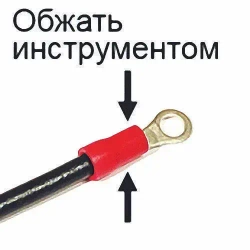 Кабельный наконечник кольцевой DORI НКИ, 4,0-6,0 мм2, (100шт), d-6