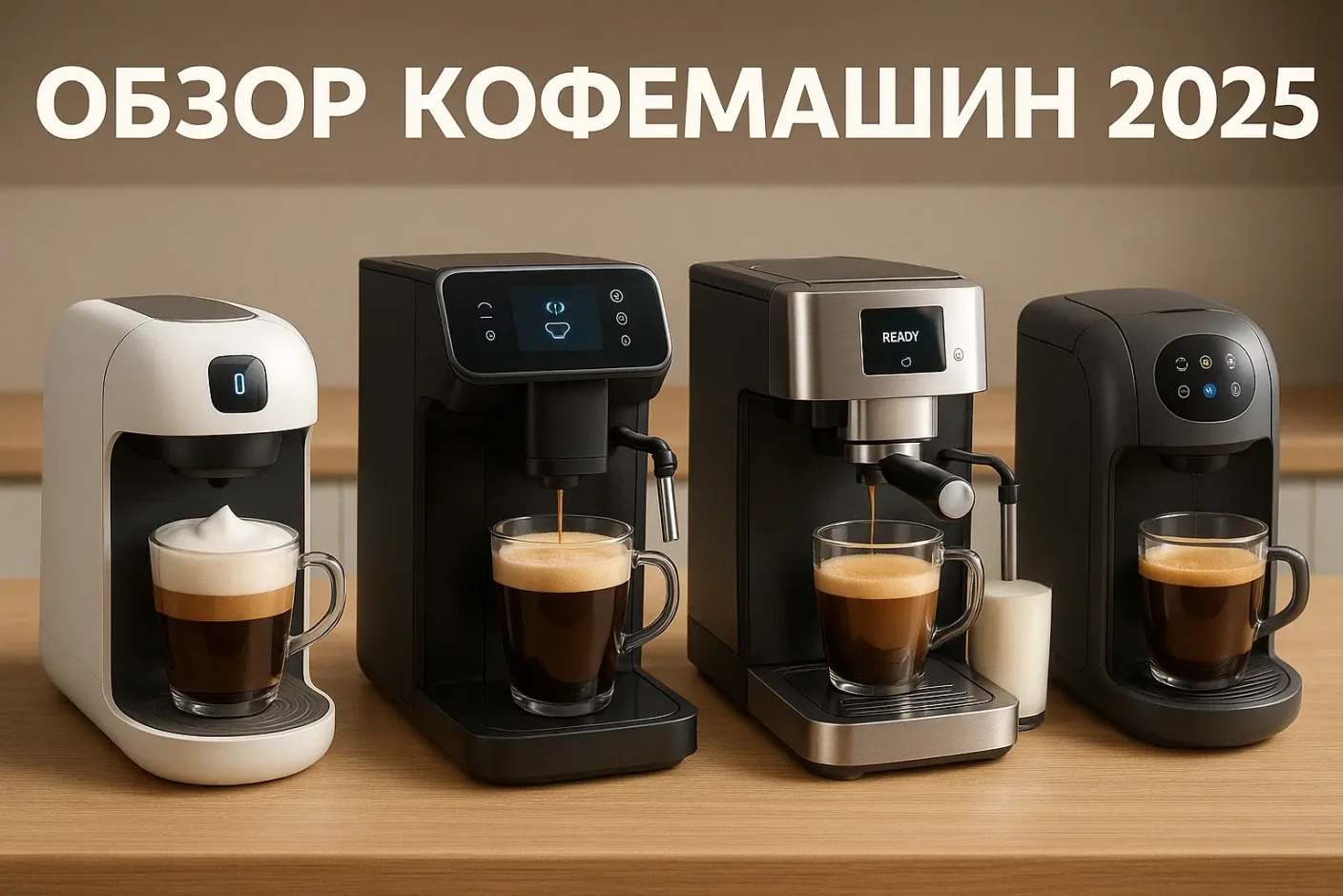 Обзор кофемашин 2025: от капсульных до профессиональных