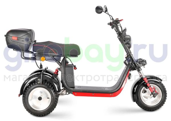 Электроскутер WHITE SIBERIA IKRA 5000w - (Черный)