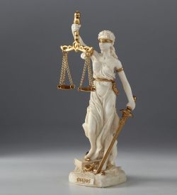 Veronese WS-1227/ 3 Статуэтка «Фемида - богиня правосудия»