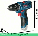 Дрель-шуруповерт Bosch GSR-120 кейс в комплекте (0.601.9G8.020)