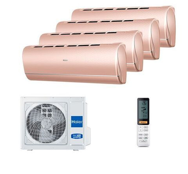 Мульти сплит-система Haier на 4 комнаты (25+25+25+25 кв.м.) JADE Gold