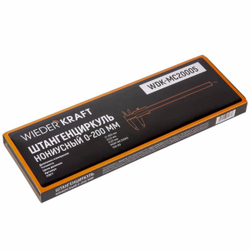 WDK-MC20005 Штангенциркуль нониусный 200 мм, 0.05 мм, тип I, ГОСТ 166-89, со сборной рамкой