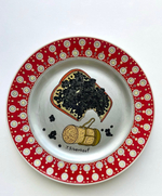SILVERHOOF JULIA ТАРЕЛКА "BLACK CAVIAR SANDVICH" ИЗ СЕРИИ "The simple thins with I like"
