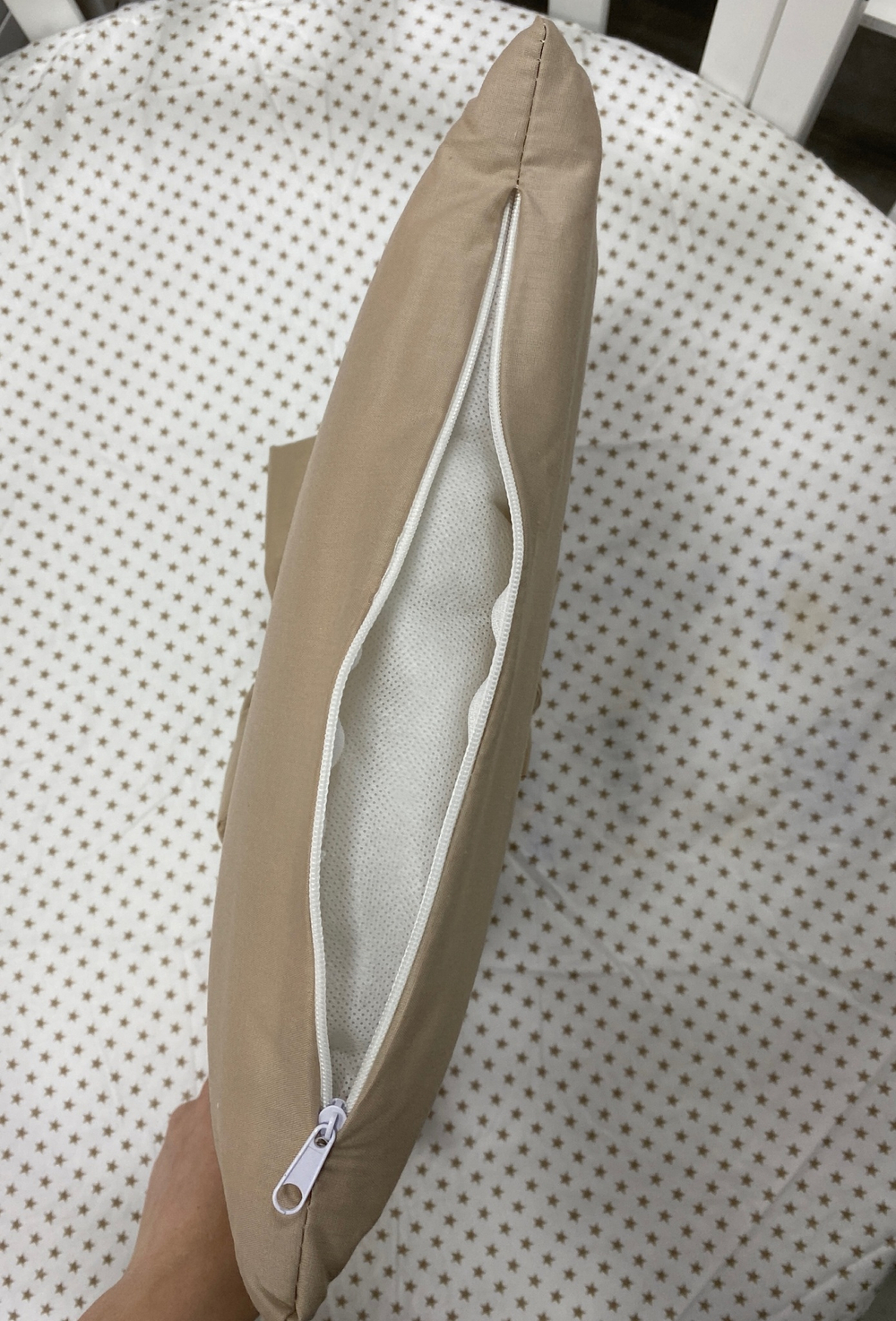 Комплект в кроватку 18 предметов "Совы коричневый", сатин