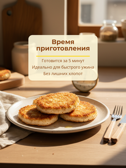 Котлета с сыром Моцарелла Оригинальная "Chizio" 1 кг