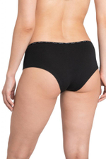 Трусы-шорты с узкой брендированной резинкой (Размер: S) (Цвет: серый меланж)